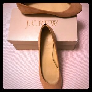 J Crew Back-Zip Ballet  Flats